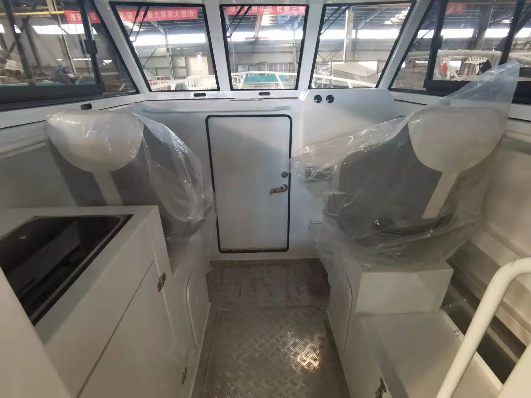 Ocean Alloy Boat 25ft 7.5m Lifestyle yacht luxury Aluminum Fishing Boat cabin cruiser for Sale Thailand with kitchen & Handbasin