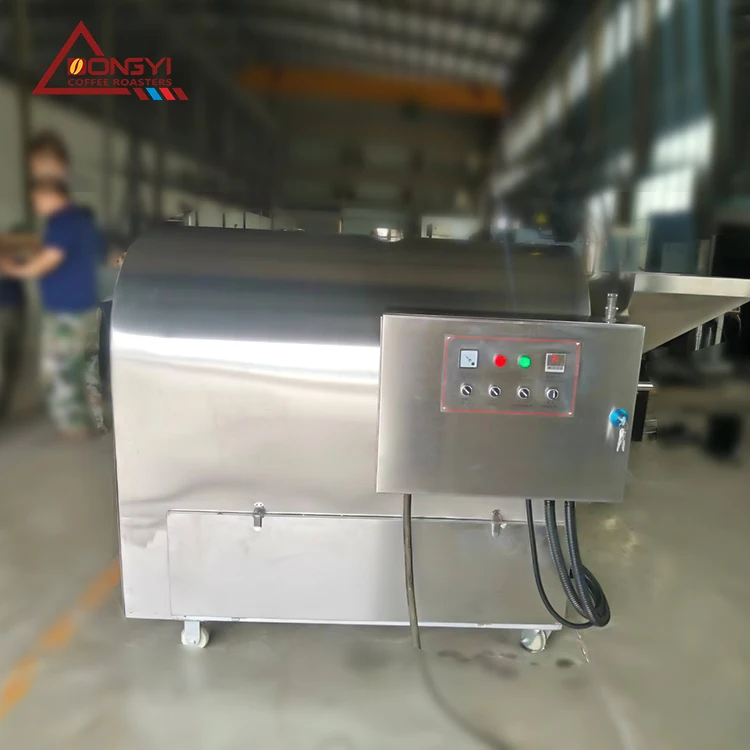 Industrial Peanut Roasting Machine 200kg Nut Roaster for Bakery Use