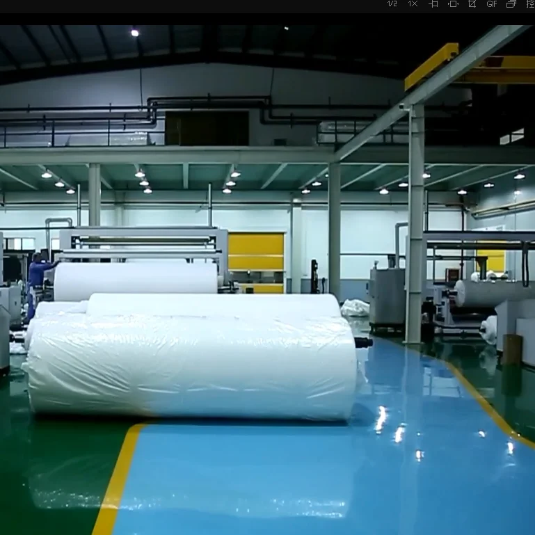 Spunlace Non Woven Customization Wood Pulp Viscose Biodegradable Plain Pattern Spunlace Nonwoven Fabric For Medical Industry