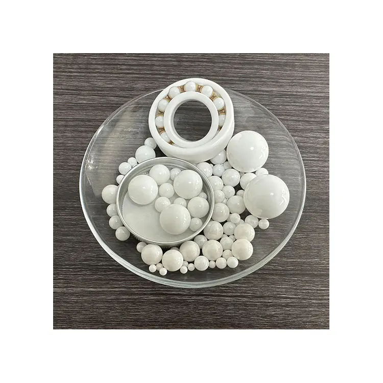 High Alumina  Hot sales 3mm 10mm 25mm 25.4mm 90% zro2 ceramic ball Zirconia Ceramic Balls
