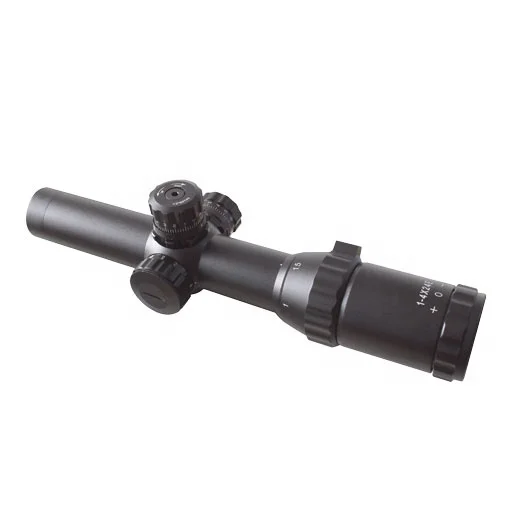 Etched Reticule 1x Scope 1-4x24 Telescopic Sight