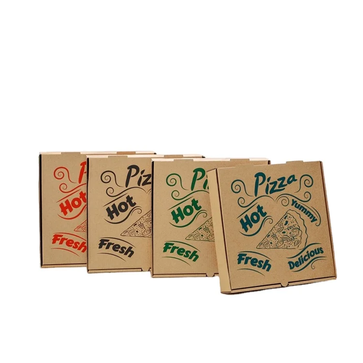 
Customize Eco Various Sizes Of Kraft Pizza Box Wholesale Pizza Boxes With Logo 