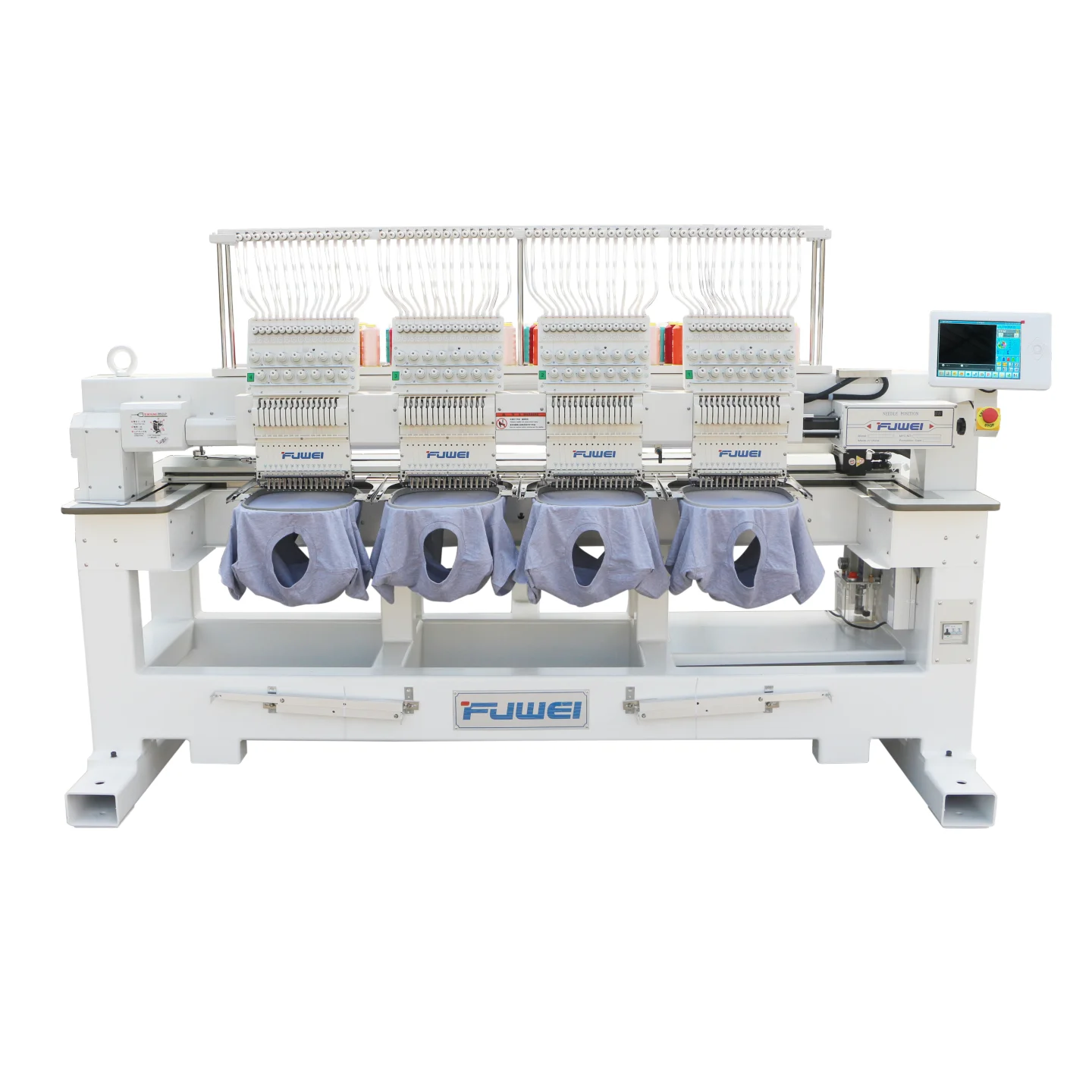 tajima multi head new computerized  high speed 6 heads tubular embroidery machine fuwei brand