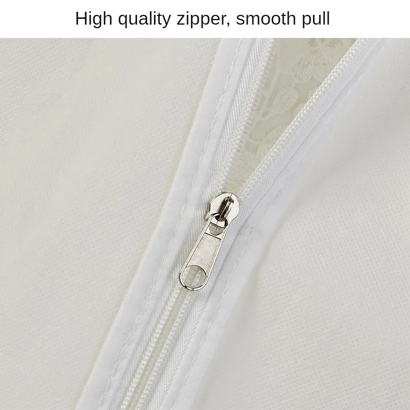 Non woven wedding dress storage bag, wardrobe dust bag, foldable clothing storage bag Dress storage bag