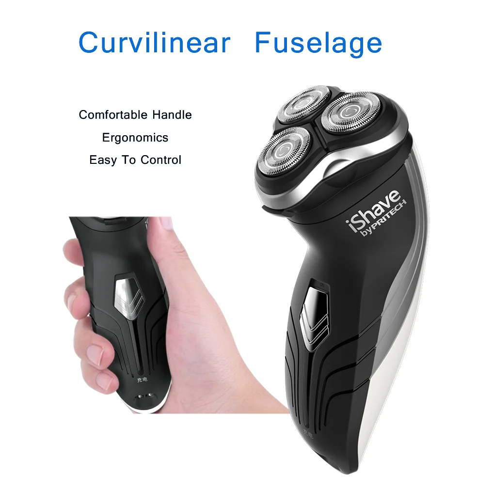 PRITECH 2018 Hot Sale Waterproof 3 Head Mens Best Electric Shavers