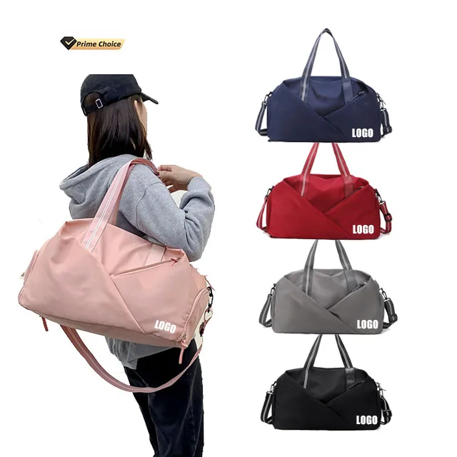 BSCI custom bag design women waterproof sports gym travel duffel bag for ladies designer duffle overnight bags