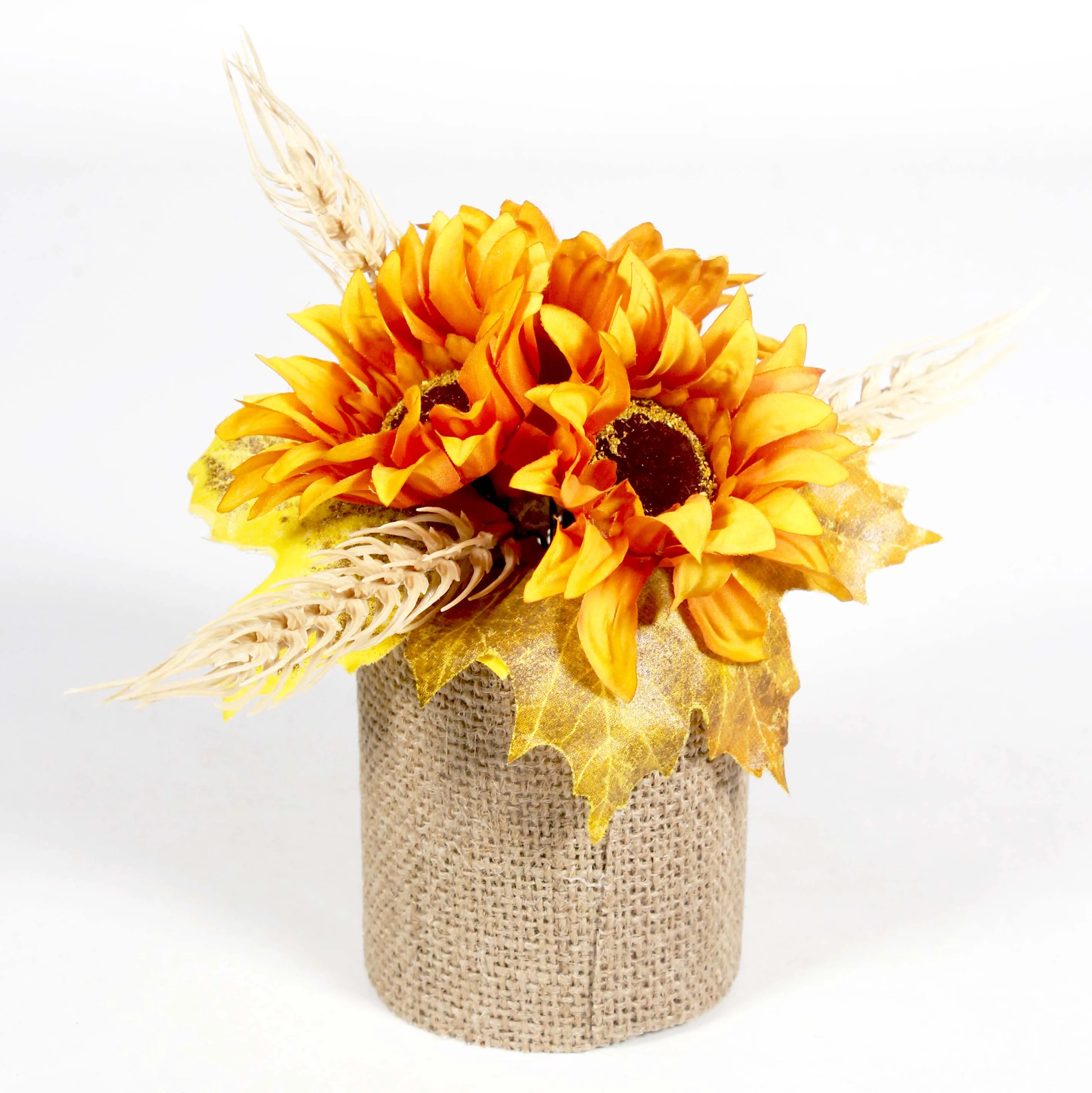 Harvest Festival Artificial Sunflower New Design Home Decor Plastic Flowers Thanksgiving Dinner Table Decorations
