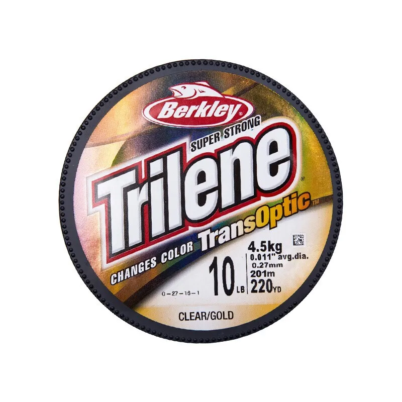 100% Original Berkley TRILRNE TRANSOPTIC 201m Braided Wire Nylon Material Multifilament spinning  Fishing Line