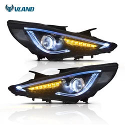VLAND manufacture factory  Bi-projectors New LED Head light SONATA 2011-2014 FOR HYUNDAI SONATA  HEADLAMP