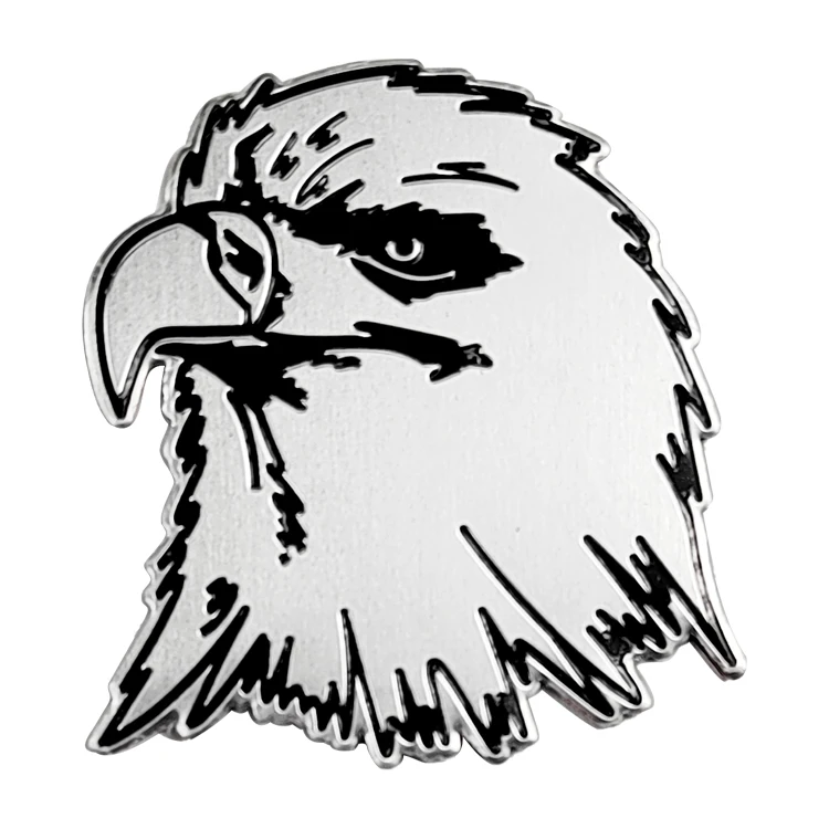 3d branded metal emboss motorcycle decals custom logo automatic emblem badge for cars