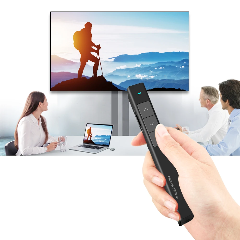 N26 Presenter Portable Laser Pointer for Presentation Clicker with White and Black Color