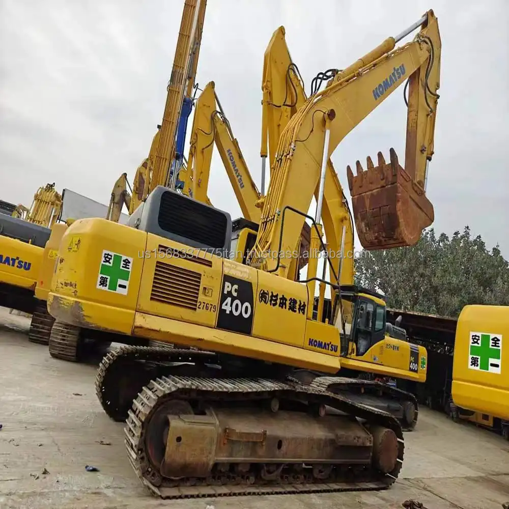 Used KOMATSU PC 400 Excavator Good Used Excavator Komatsu PC400-7 Digger Machine Second-hand Machinery in Shanghai