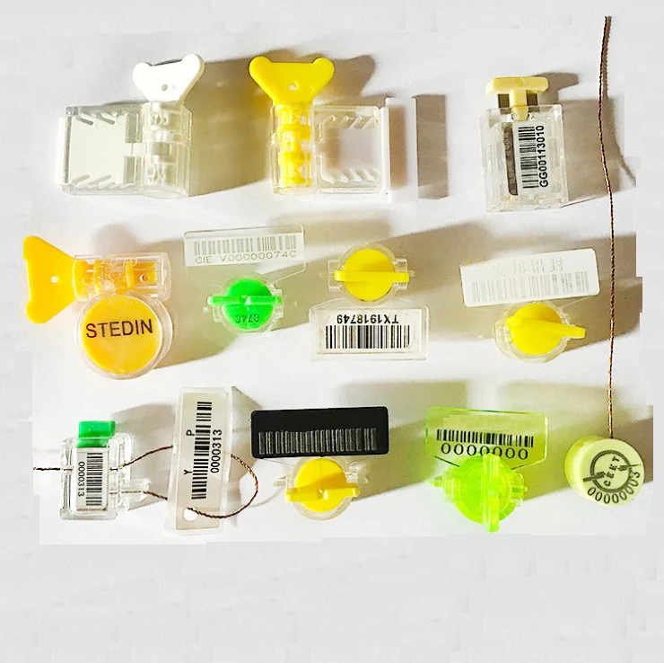 PC plastic lead seal logistics seal label mark customs seal