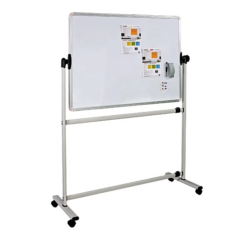 Съемная сухая стираемая белая плата мобильного телефона разного размера, магнитная белая доска с колесами