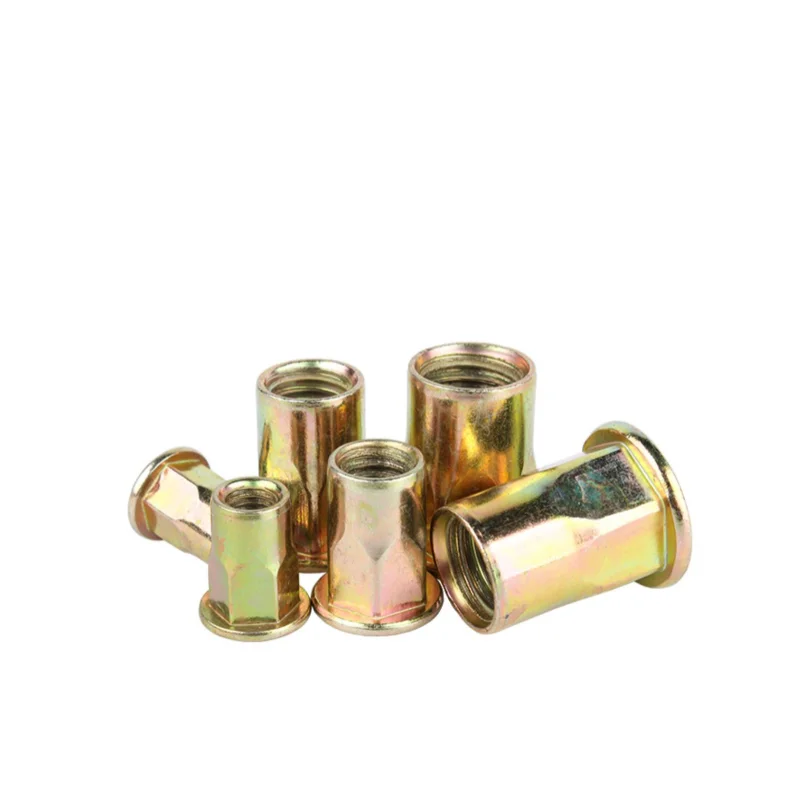 High quality Flange Nut Sert Brass Round Body Rivet Nut
