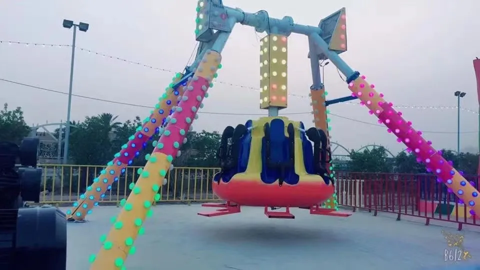 6 8 12 Seats China Amusement Park Extreme Swing Type Rotating Small Mini Pendulum Ride
