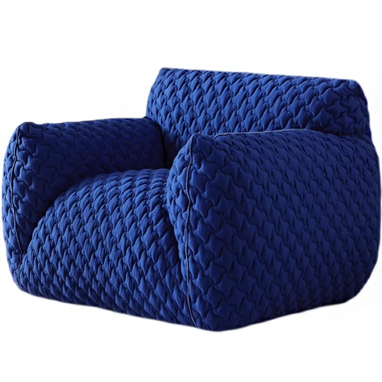 Modern Funiture living room sofas,artistic fabric sofa single chair,cut comfortable fabric sofa set