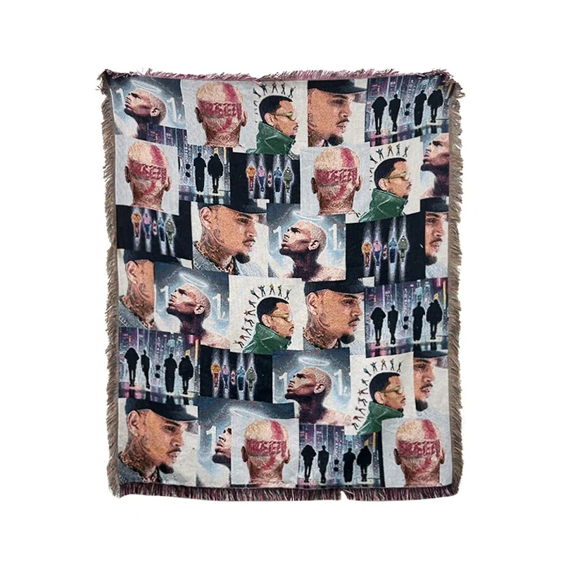 Плетеное одеяло из ткани под заказ