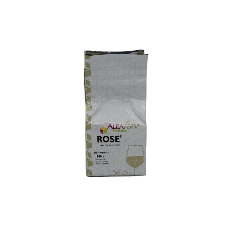 Высокое качество сделанное в Италии винодельческие дрожжи ALEAFERM Rose для спиртовой ферментации идеально подходит розовых и красных вин 500 г