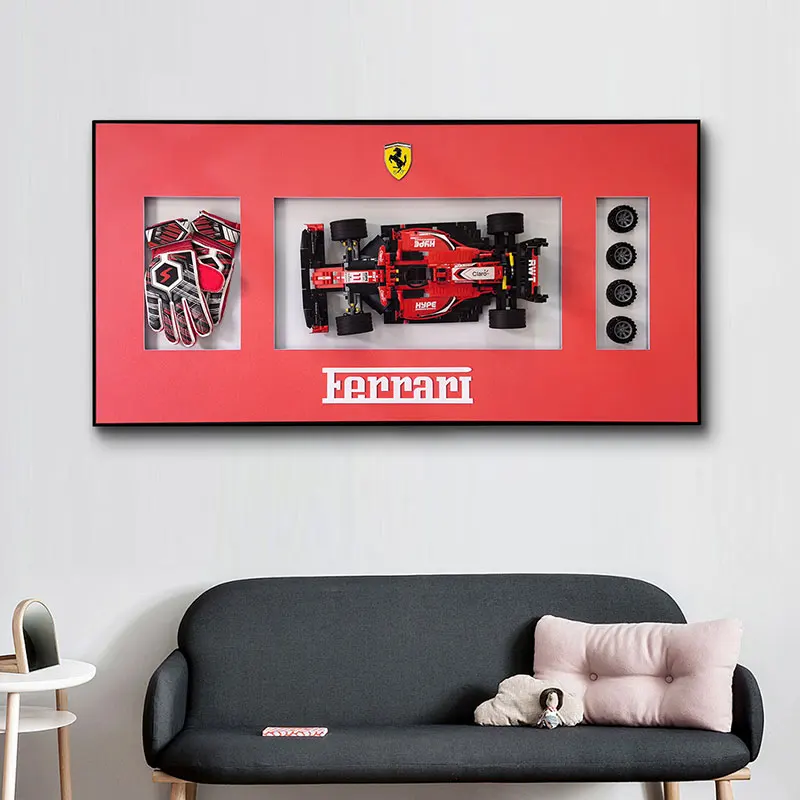 Модная коллекция F1 гоночный автомобиль модель настенный стиль арт-деко алюминиевая Смола фоторамка для росписи