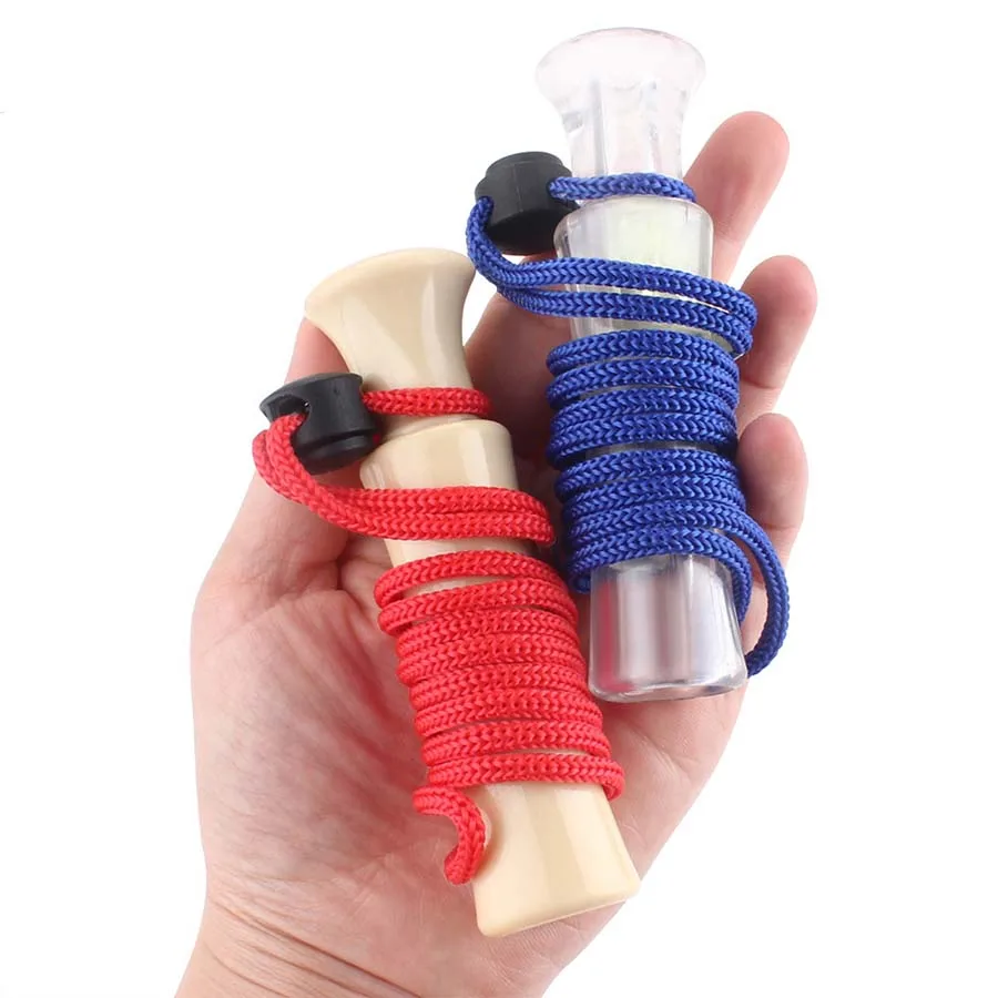 Wholesale Hunting Mallard Duck Call Lanyard Outdoor Whistle Duck Voice Trap Whistle for Hunters High Quality Decoy Sounds