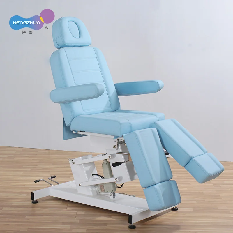 Luxury Electric Manicure Pedicure Chair for Nail Salon Tattoo Facial Bed  Beauty Clinic Podiatry Chair with 1Motor Adjustable