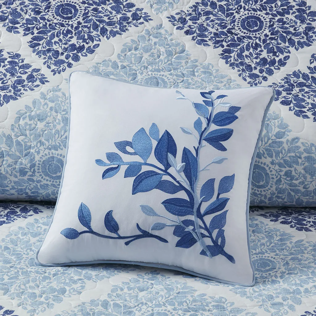 3PC Home Quilt Set Queen Size Lightweight Microfiber Coverlet Modern Style  Pattern Bedspread Set