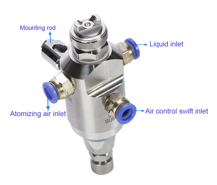 XINHOU High Quality JAU 304SS 316SS Industrial Automatic Air Atomizing Spray Nozzle China