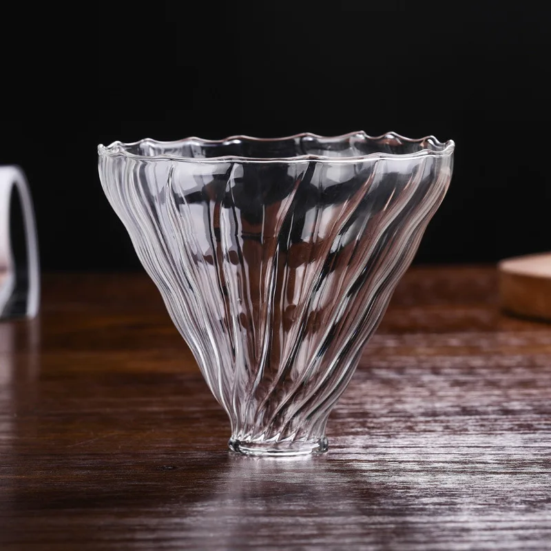 Reusable Durable Glass Coffee Filter Funnel