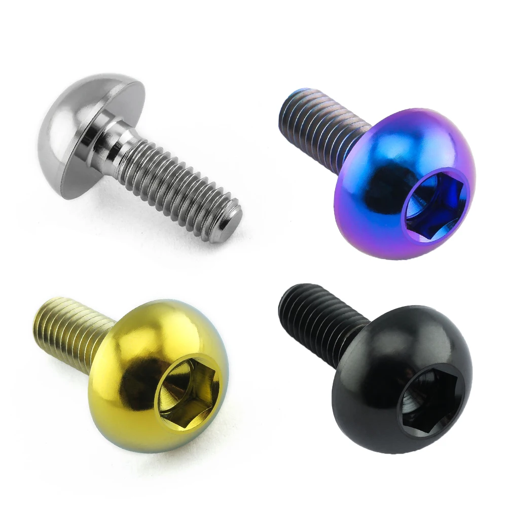 Torx фланец золото Baut настоящий титановый M8 M10 M12 Gr5 M6X30 мотоцикла титана болт Din по индивидуальному заказу