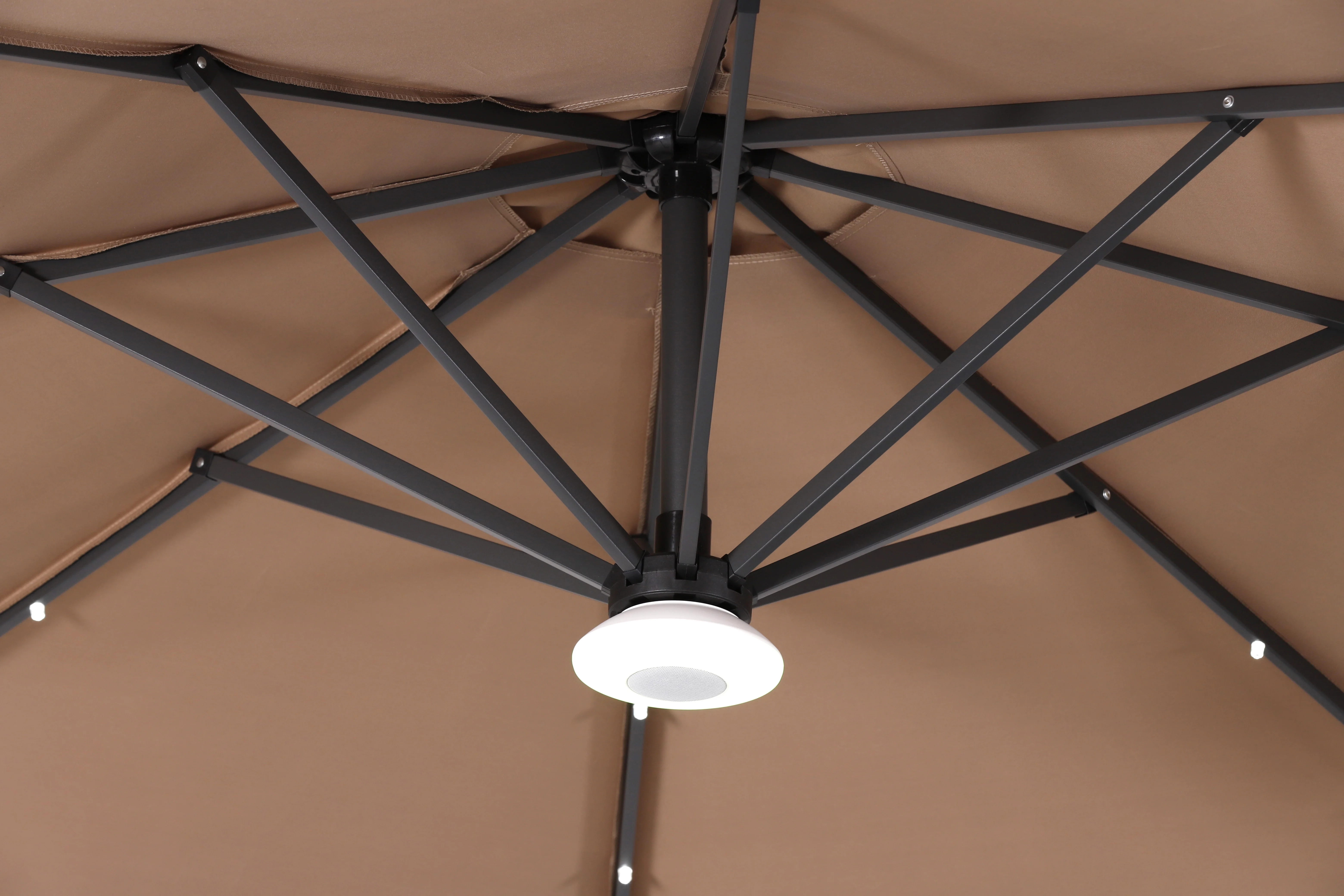 10ft / 3M Round Matt Anodizing Outdoor Furniture Beach Umbrella 3X3 With Umbrella