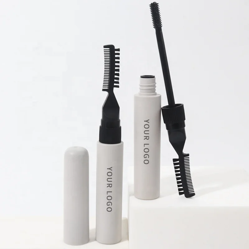 Low MOQ Custom Your Own Logo Best New Grey Tube Brow Freeze Wax Gel Long Lasting Dry Fast Waterproof Liquid Clear Eyebrow Gel