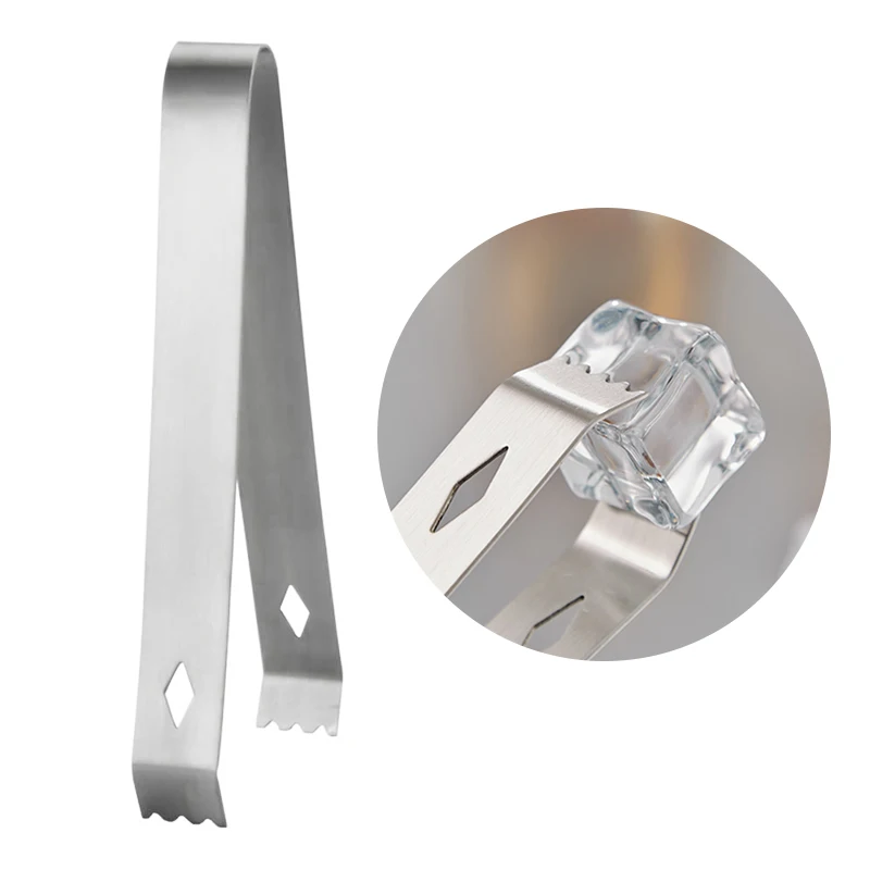 Stainless steel ice clamp restaurant food clip ice cube clamp multifunctional ice clamp