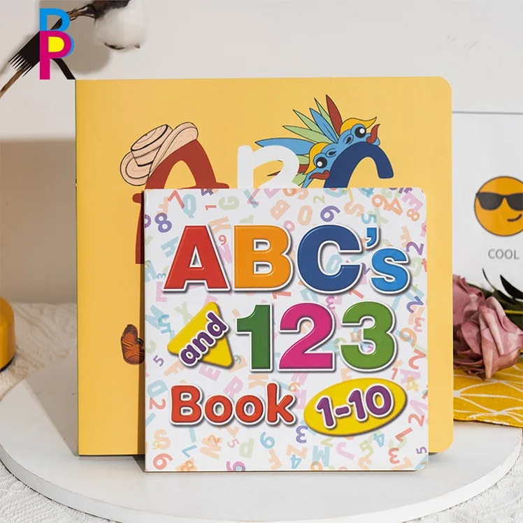 factory price custom full color print kids book board book printing matt laminated children book