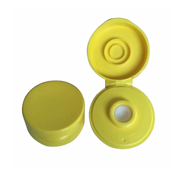38mm plastic flip top cap with silicone valve
