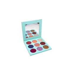 Private Label No Logo Wholesale eyeshadow high pigment eye shadow 9 shades cardboard palette