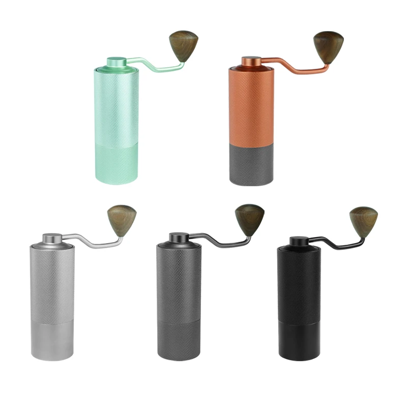 Высококачественная портативная мини-кофемолка для эспрессо профессиональная маленькая ручная кофемолка из нержавеющей стали с конической сердцевиной кофейных зерен