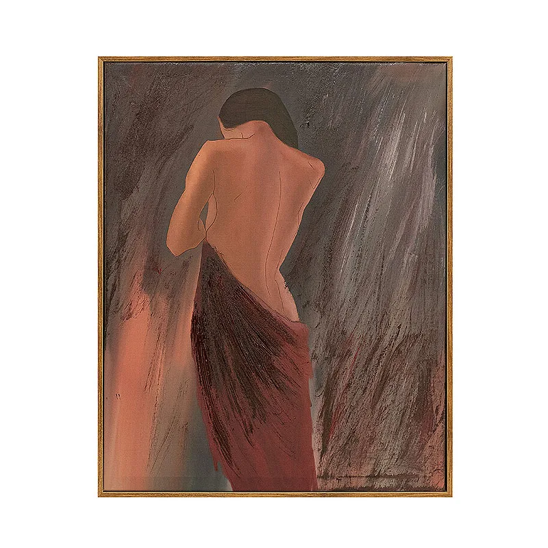 Art Work with Frame Sexy Women Pictures for Living Room Wall Decoration Nude Paintings