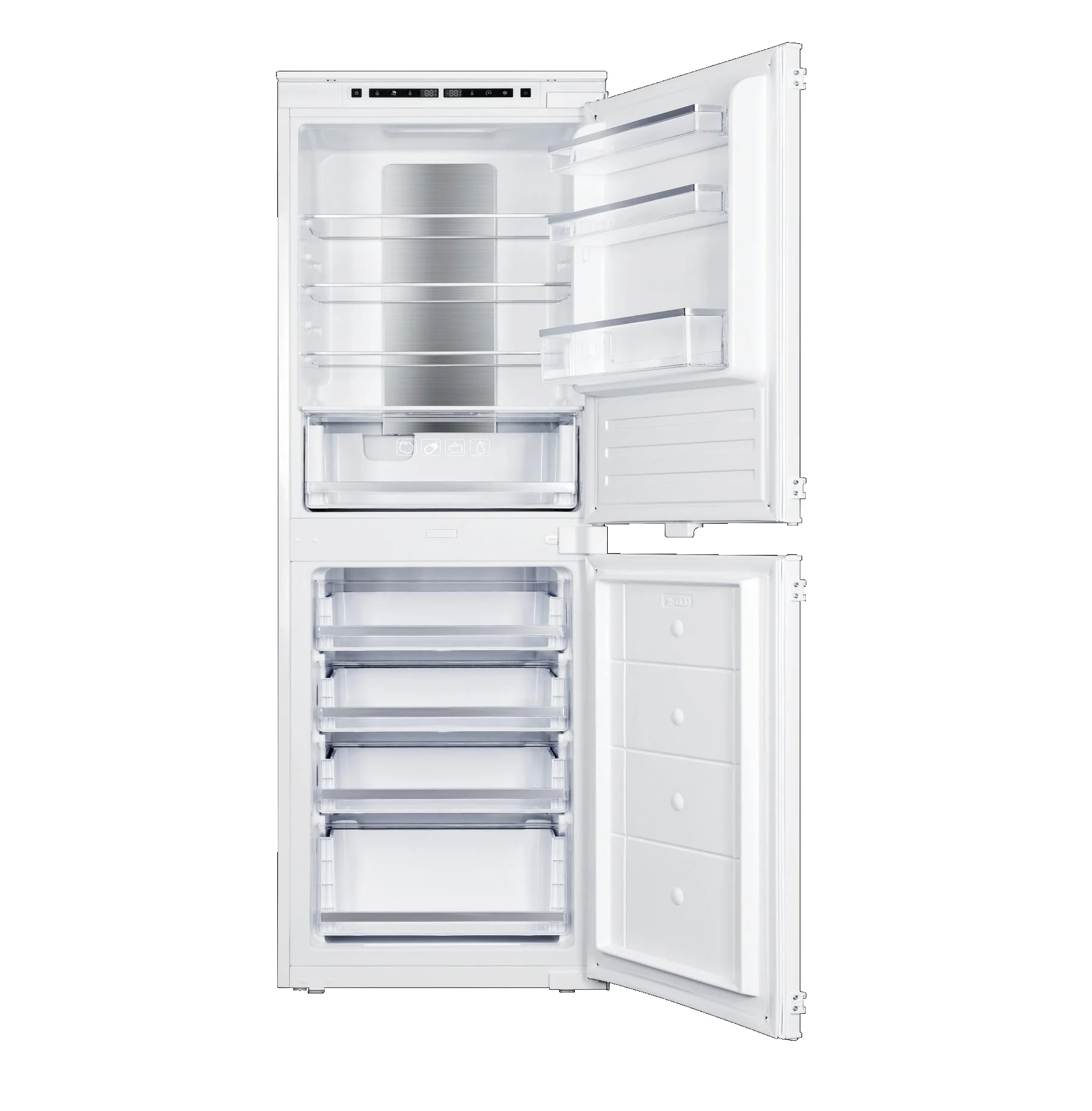 BRF-31BINFAA 242L White 178 cm Freestanding refrigerator, 89L Freezer, 153L Refrigerator