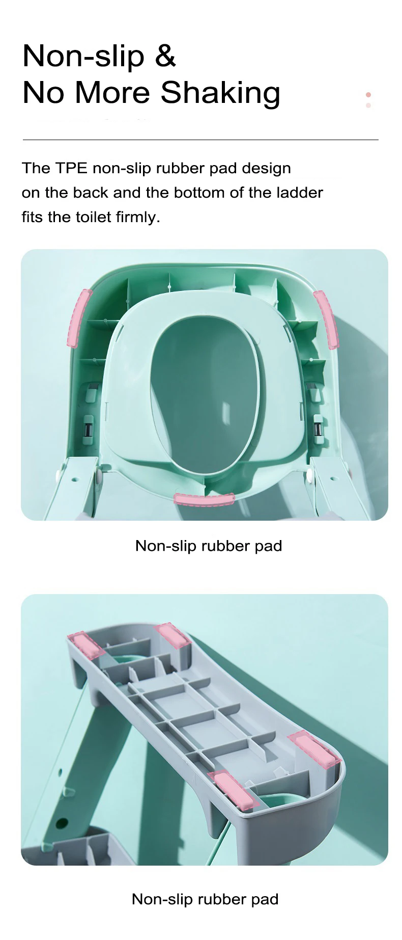 Folding Infant Potty Seat Urinal Backrest Training Chair with Step Stool Ladder for Baby Toddlers Boys Girls Safe Toilet Potties