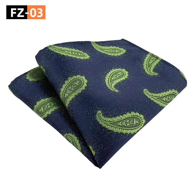 2024 Handmade Men 100% Silk  Hanky Polka Dot Floral Paisley  Polyester Men Handkerchief
