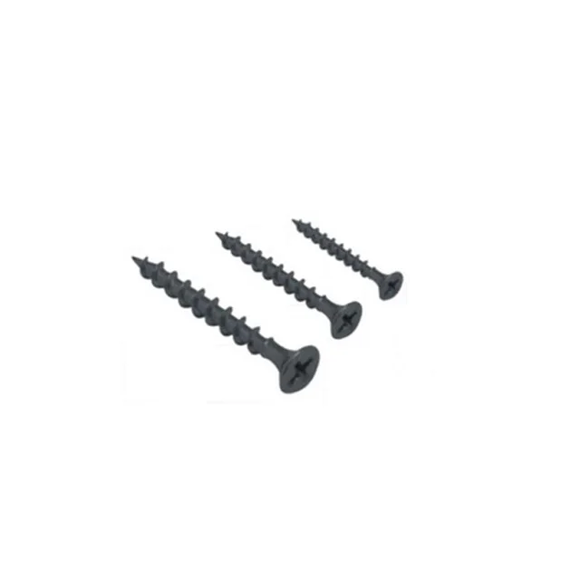Haiyan black fine thread drywall screw manufacturer supply bugle head black gypsum board screw drywall screw