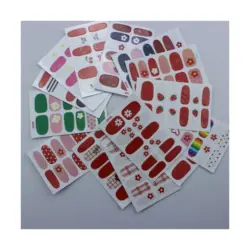 Free Sample Customized Wholesale Designer Adhesive Nail Sticker For Nails Art