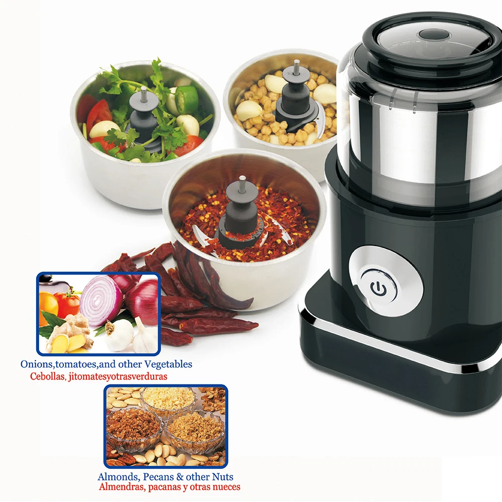 Health electric Chopper 500W power high speed food processor meat mincer blenders with low noise for home kitchen appliances