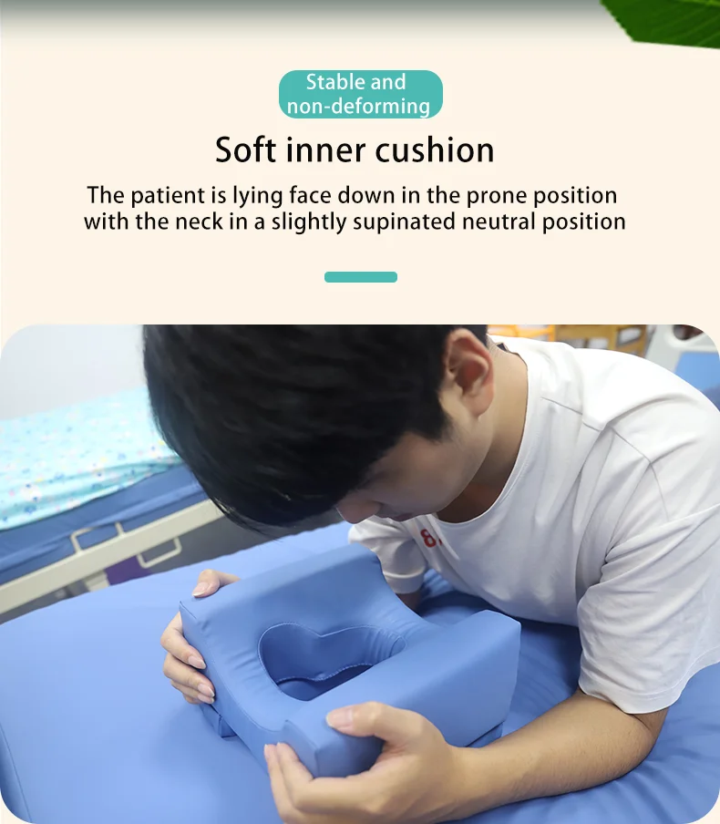 Rehabilitation Equipment For The Elderly Lying on the pillow after ophthalmic surgery Ophthalmic pillow Medical headrest