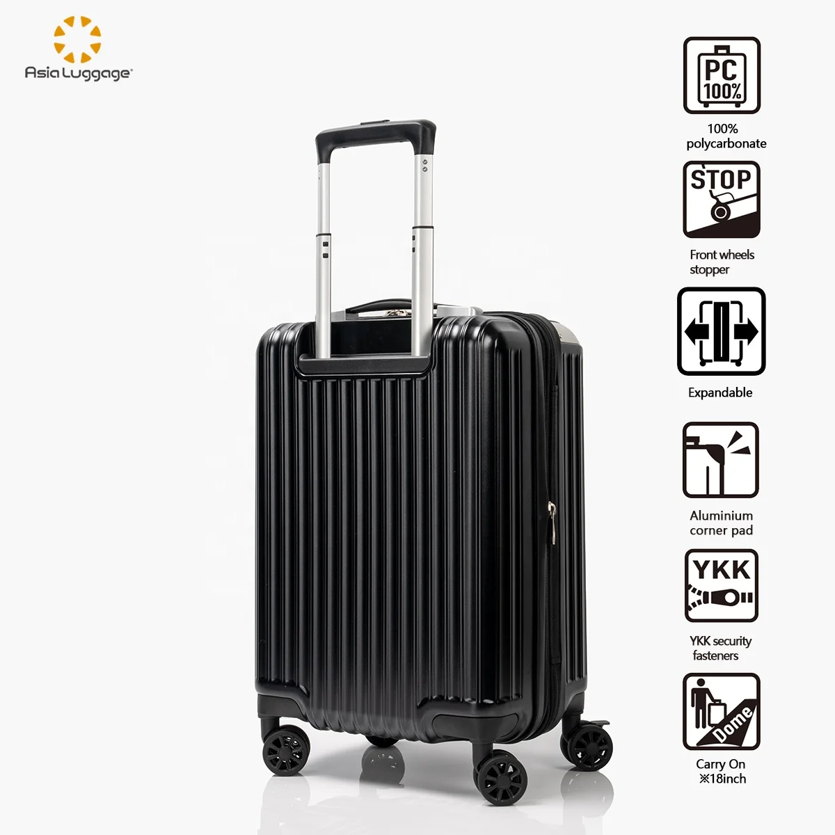 New Design Travel Suitcase with Silent Caster Carry-Ons large capacity luggage