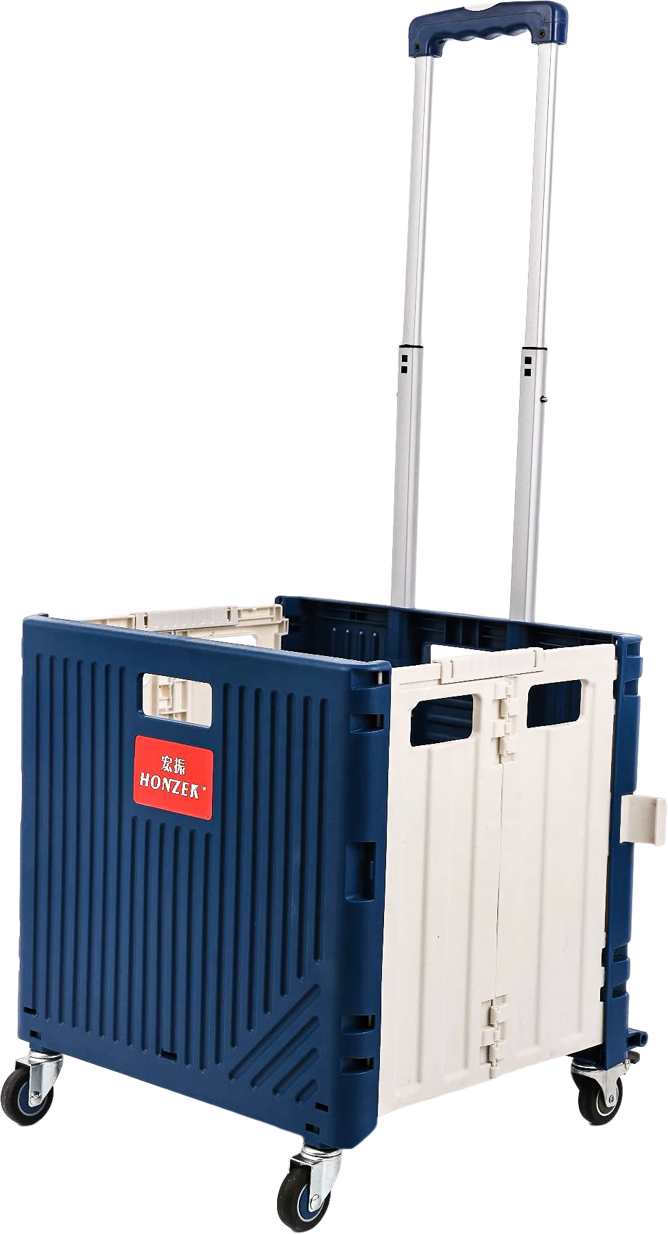 Factory Foldable Shopping Carts Grocery  4 Rotate wheels Folding Shopping trolley carts  Mini Plastic Pet Cart Hand Pull Trolley