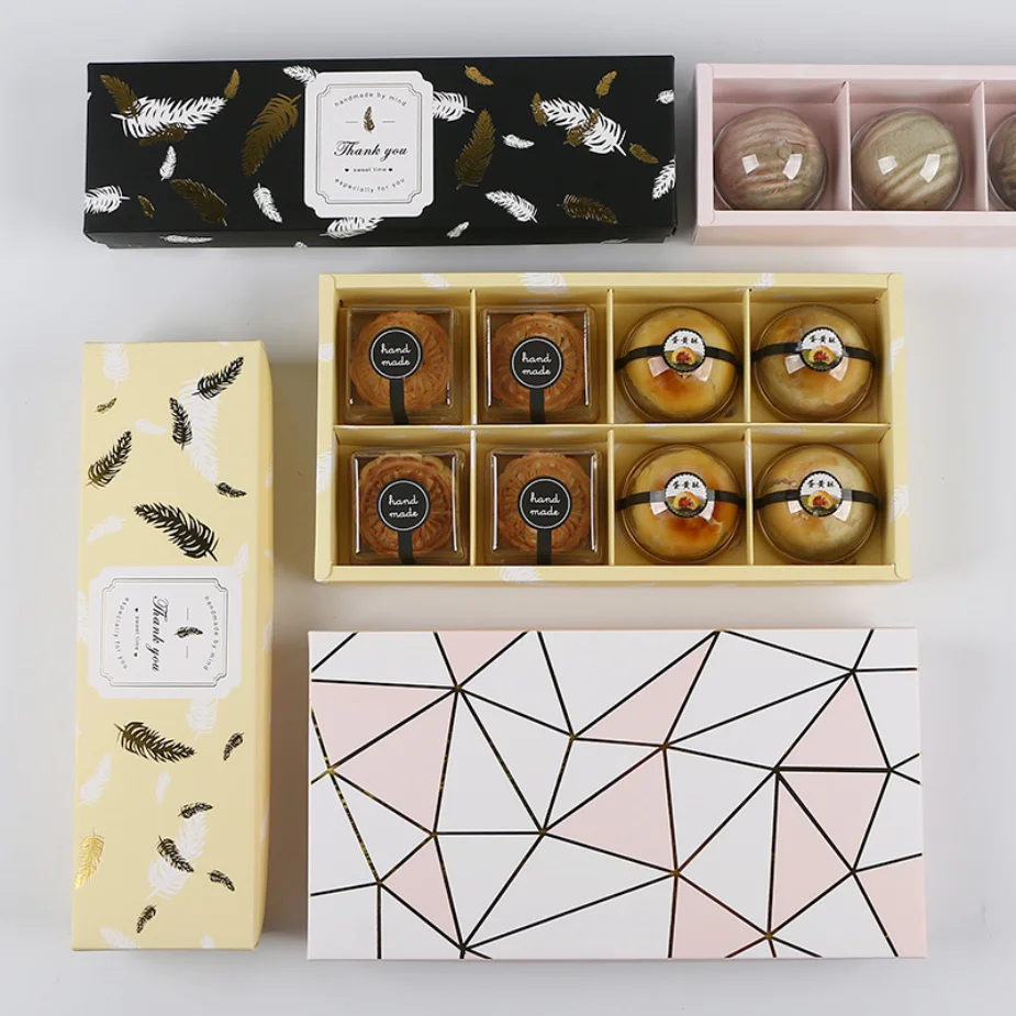 
4/8 разделители, Подарочные яйца, Tart Moon, торт, крафт-бумага, упаковочная коробка с сумкой 