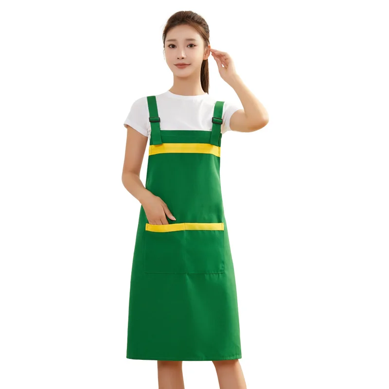 Promotion Waterproof Canvas Material and Work Apron Product Kitchen Chef Aprons