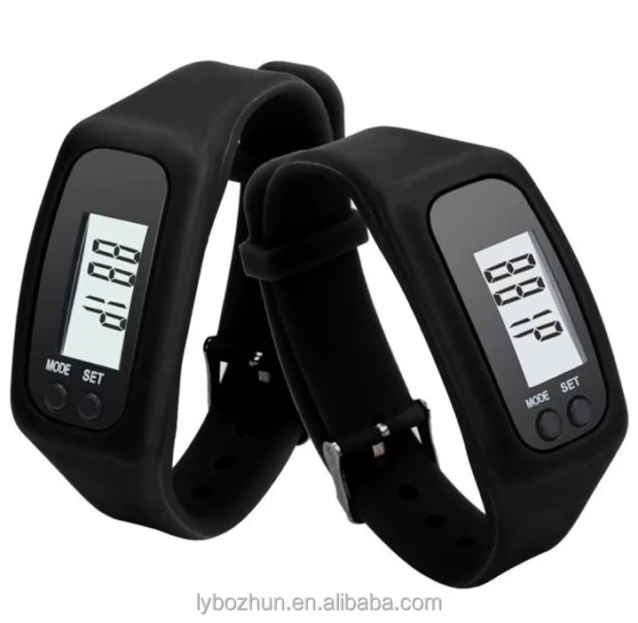 
Fashion Digital Run Step Walking Distance Calorie Counter Bracelet LED Pedometer Watches 